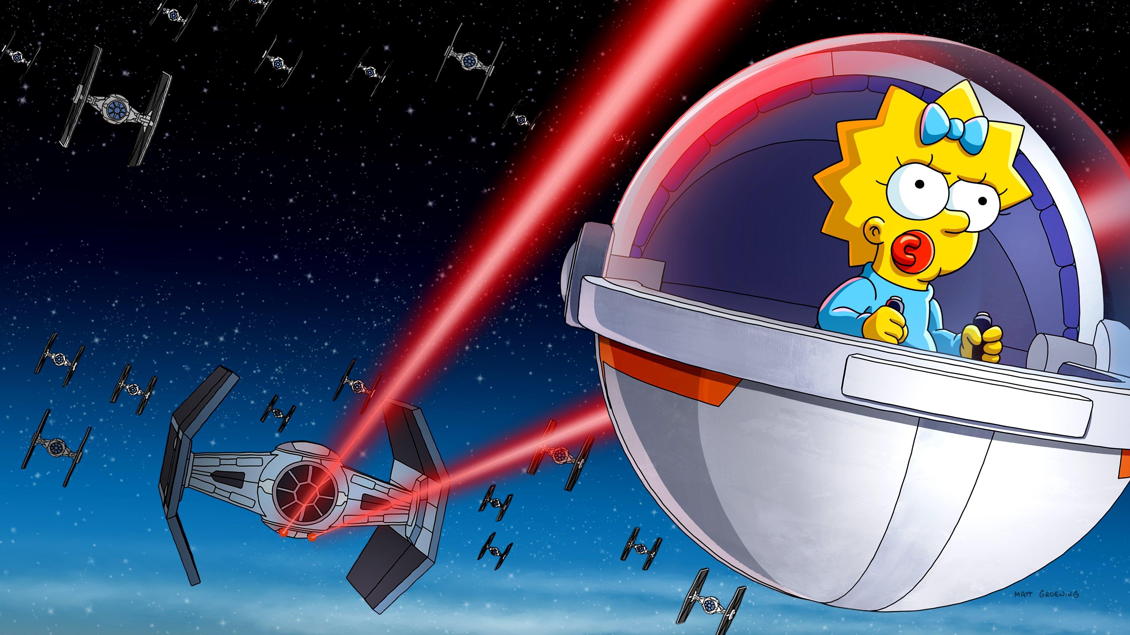 Maggie Simpson in "Rogue Not Quite One" 2023 movie scene
