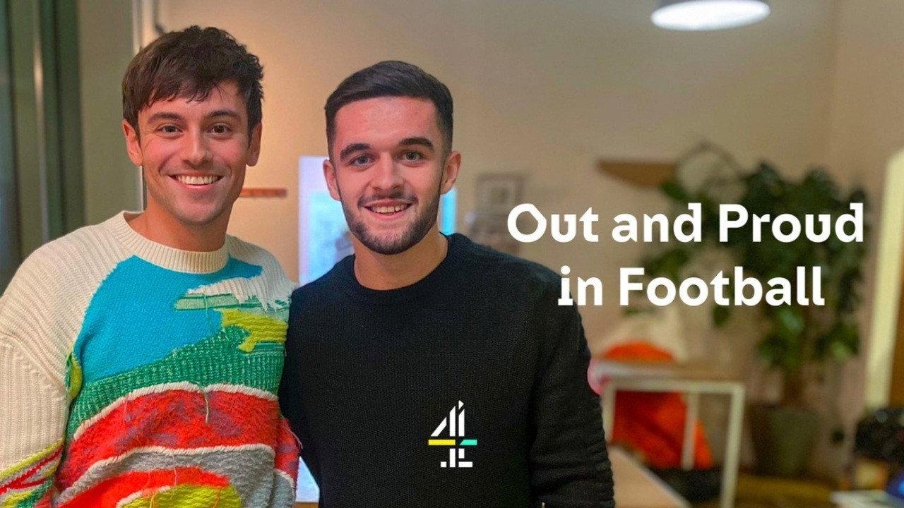 Out and Proud in Football 2022 movie scene