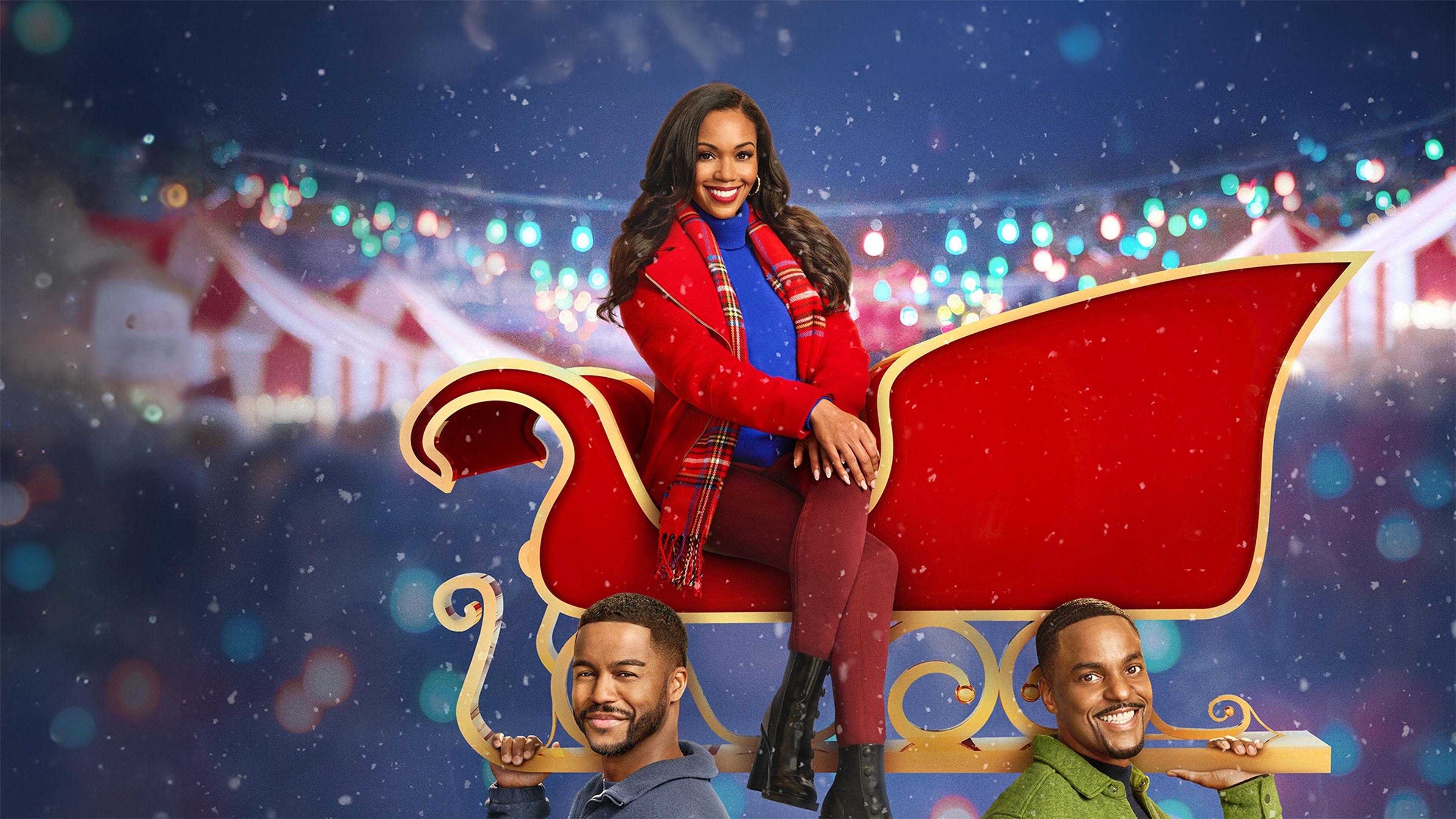 Christmas with a Kiss 2023 movie scene