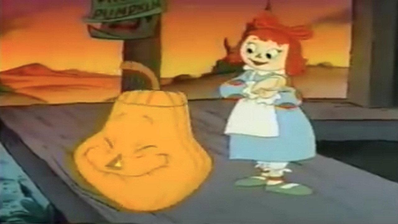 Raggedy Ann and Raggedy Andy in the Pumpkin Who Couldn't Smile 1979 movie scene