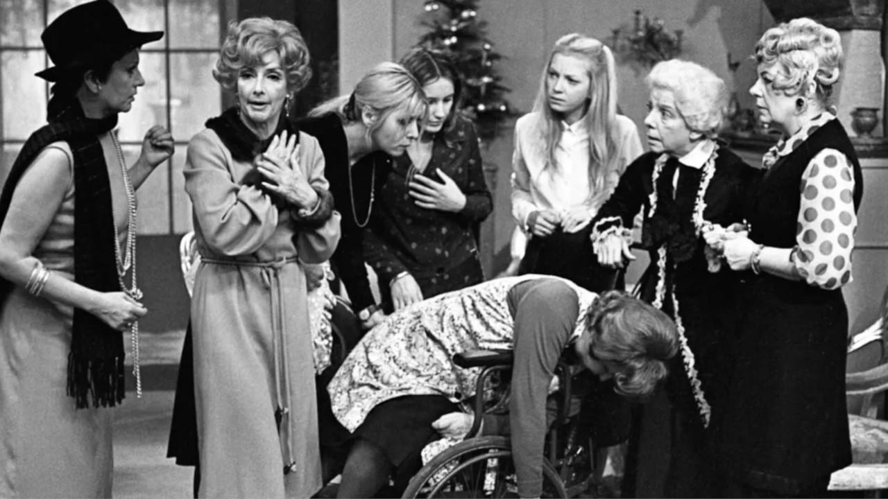 Eight women 1970 movie scene