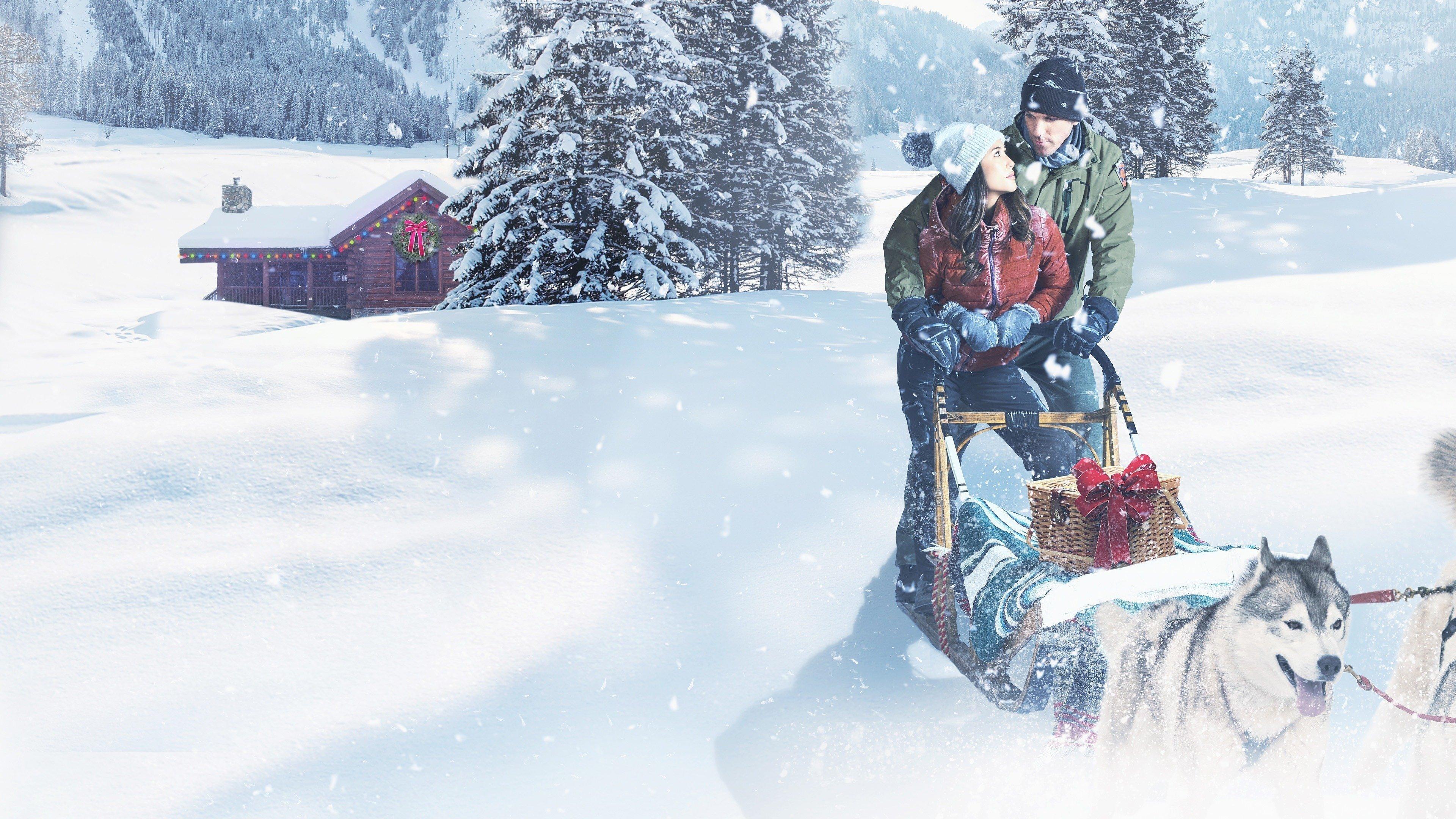 Christmas in the Wilds 2021 movie scene