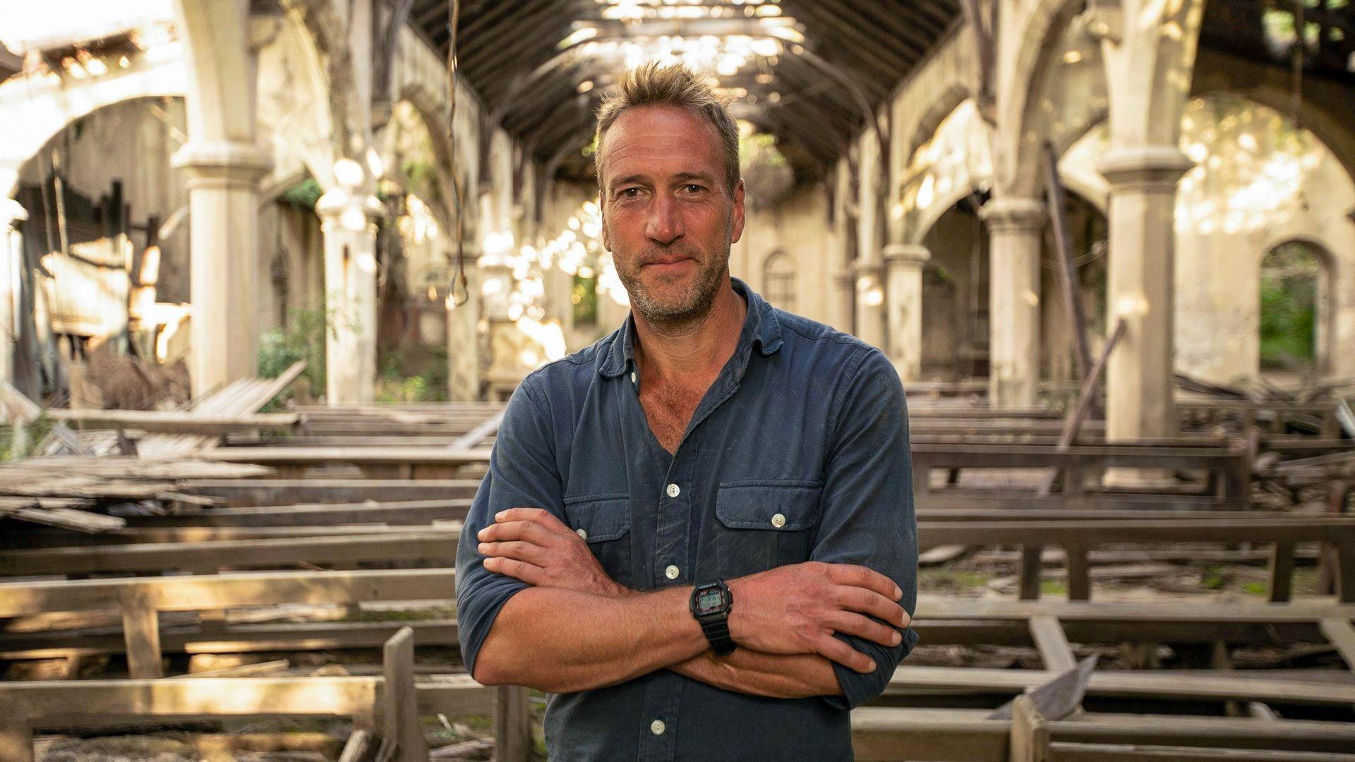 Ben Fogle and the Buried City 2023 movie scene