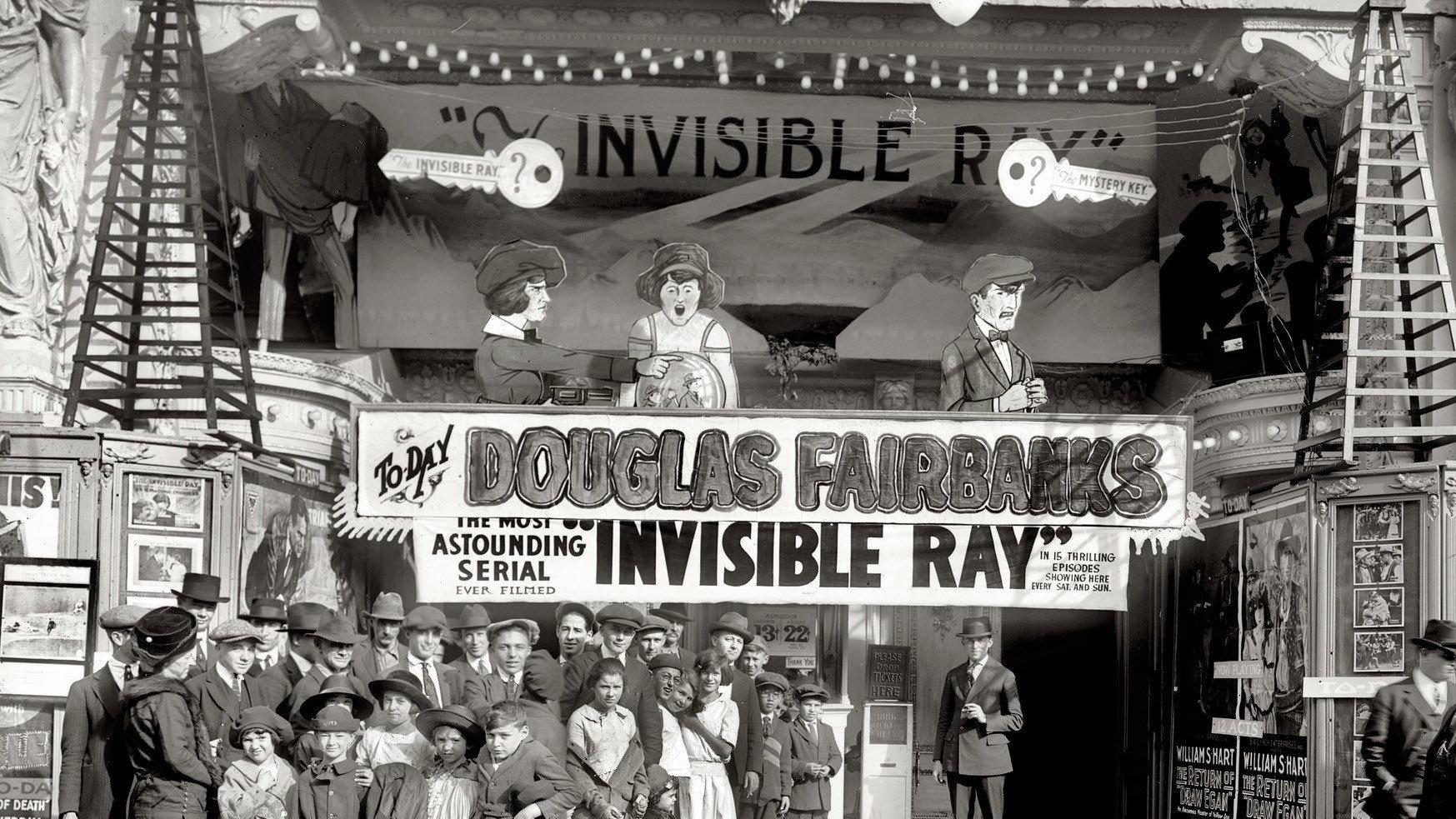 The Invisible Ray 1920 movie scene
