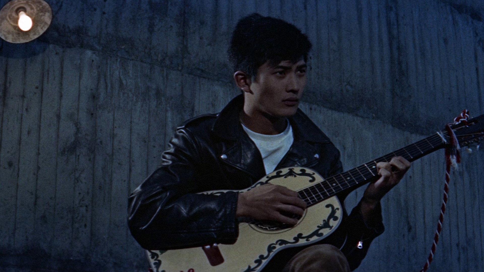 The Rambling Guitarist 1959 movie scene
