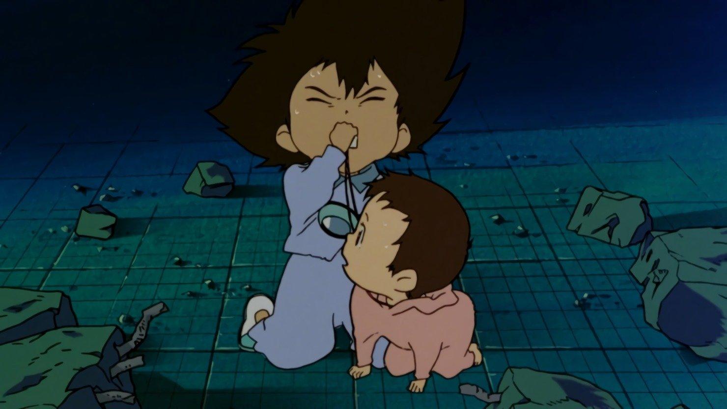 Digimon Adventure 1999 movie scene