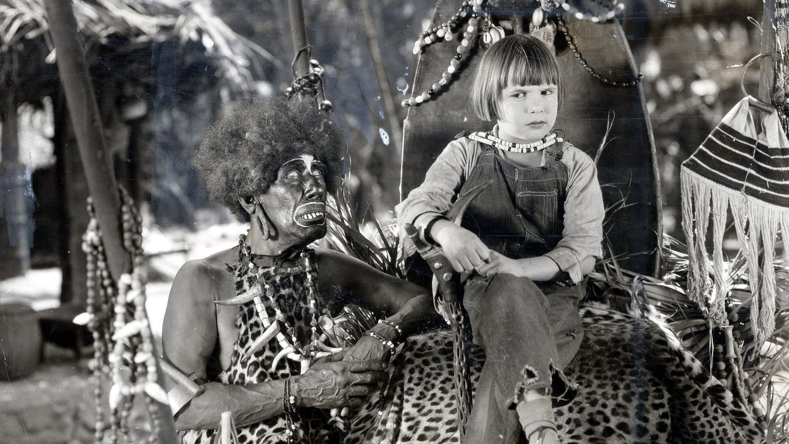 Little Robinson Crusoe 1924 movie scene
