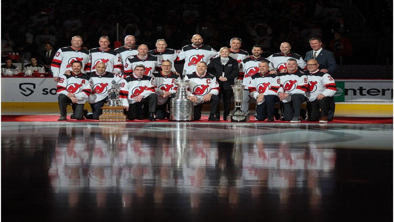 New Jersey Devils Stanley Cup 2002-2003 Champions 2003 movie scene
