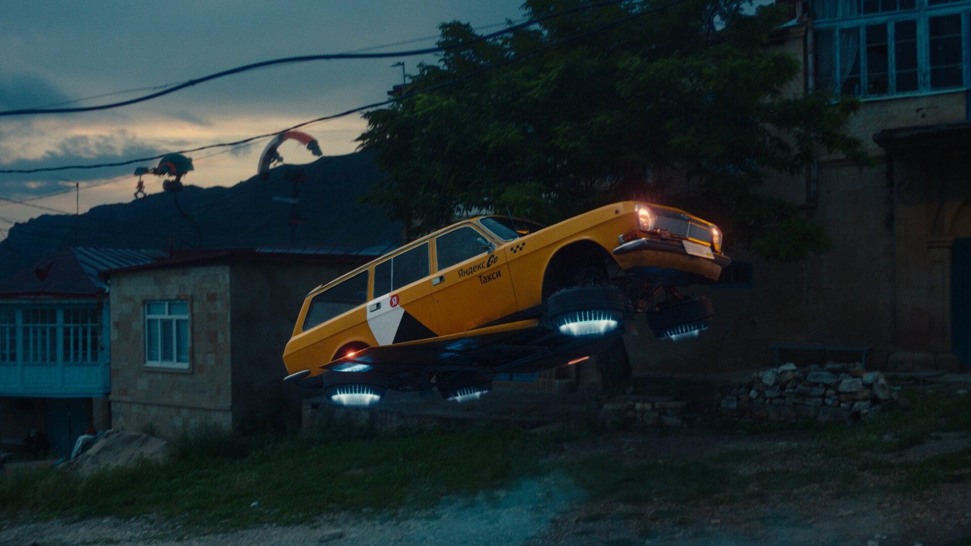 Cybertaxi 2024 movie scene