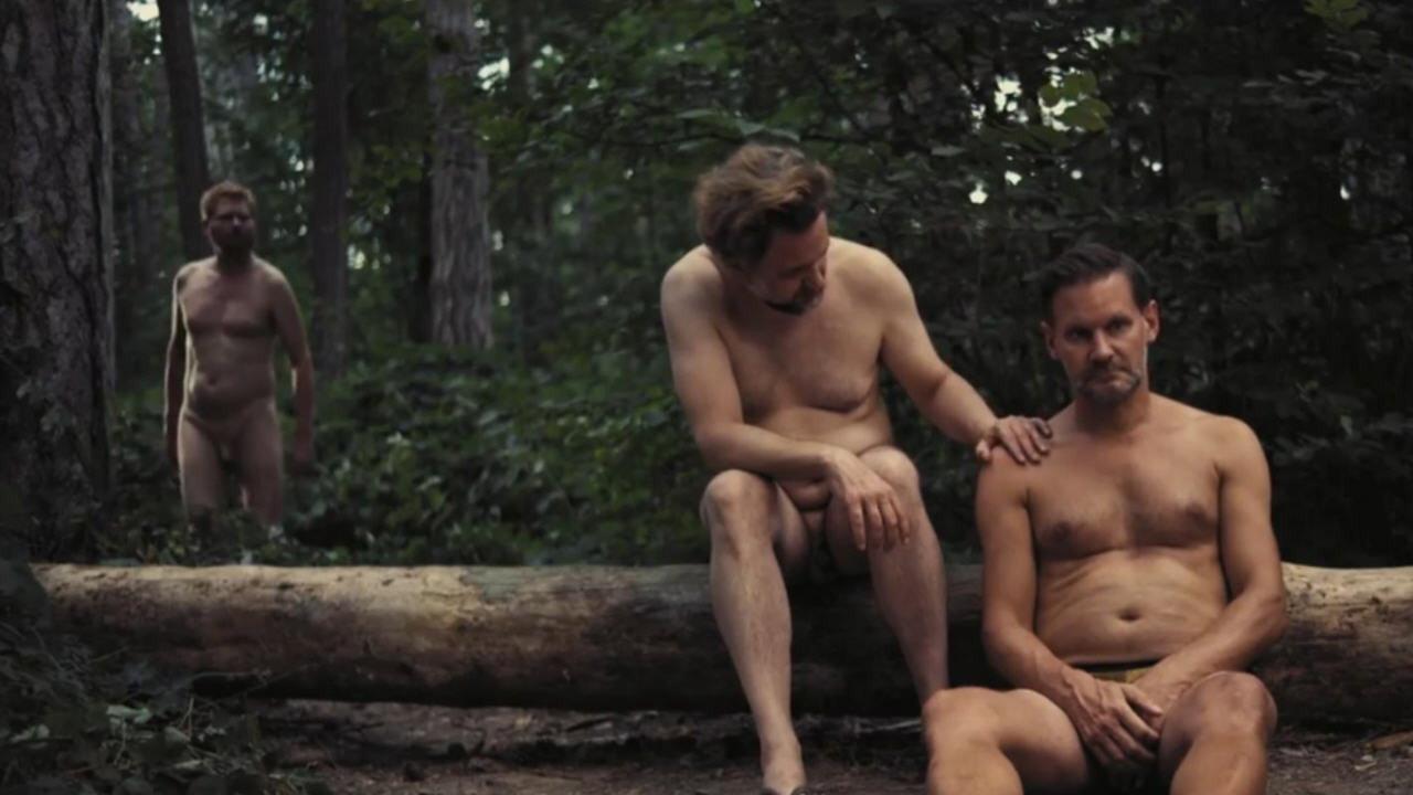 Naked Men in the Woods 2022 movie scene