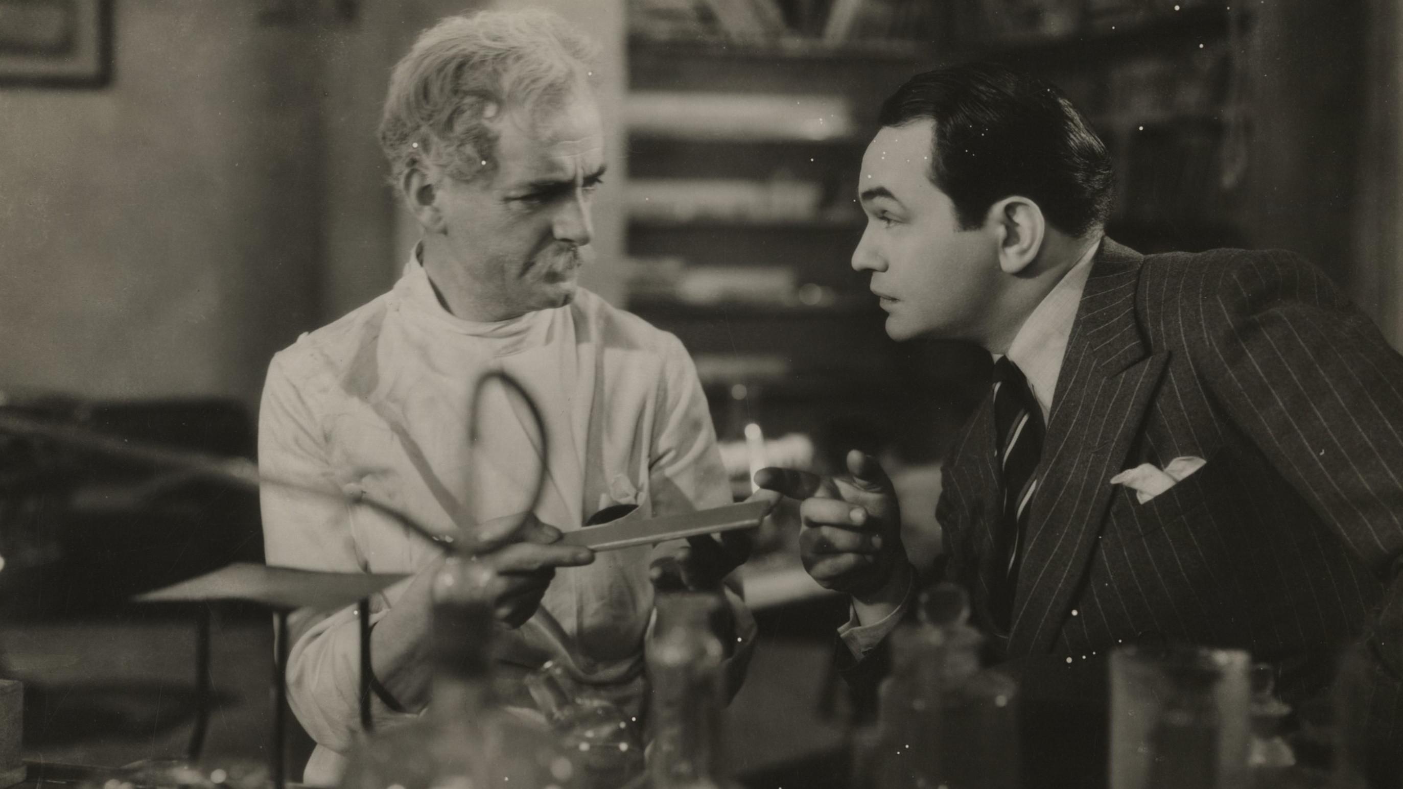 Thunder in the City 1937 movie scene