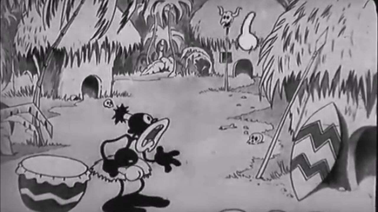 Cannibal Capers 1930 movie scene