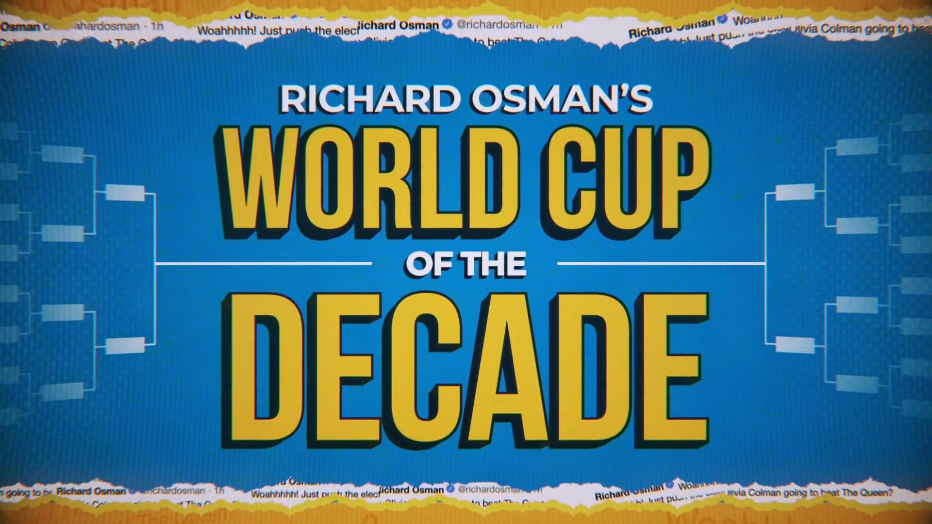 Richard Osman's World Cup of the Decade 2019 movie scene