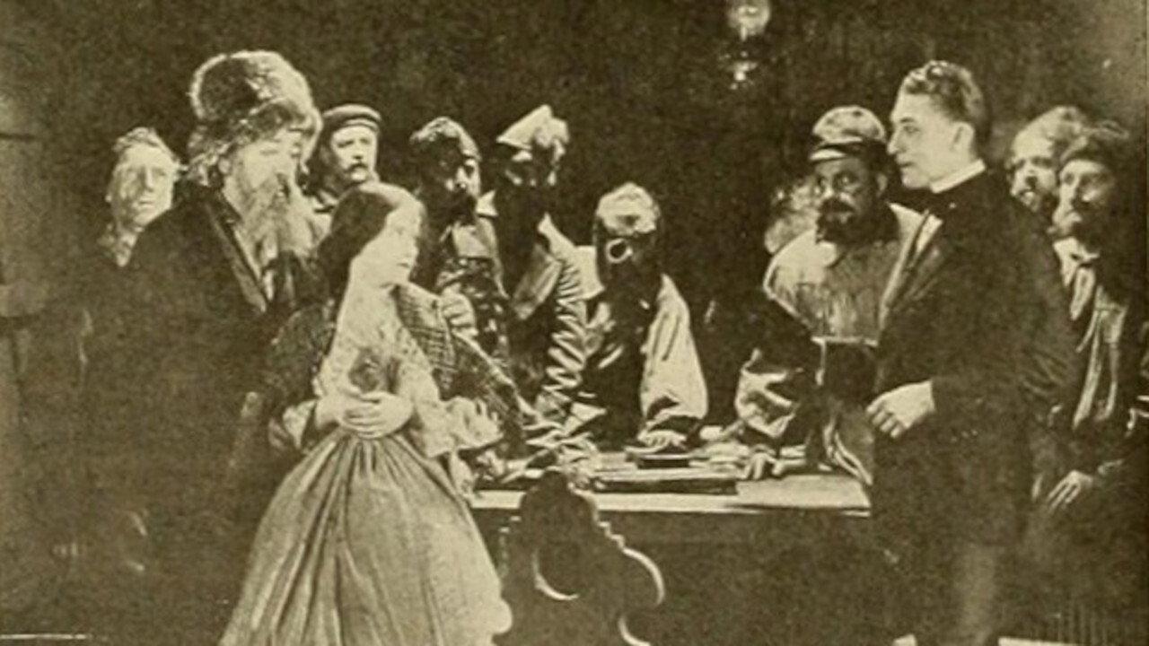 The Cossack Whip 1916 movie scene