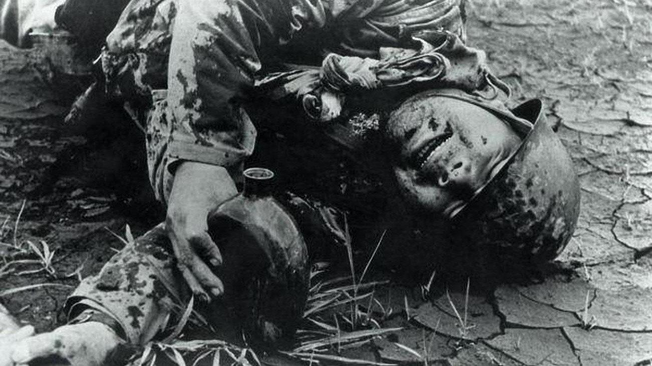 Mud and Soldiers 1939 movie scene