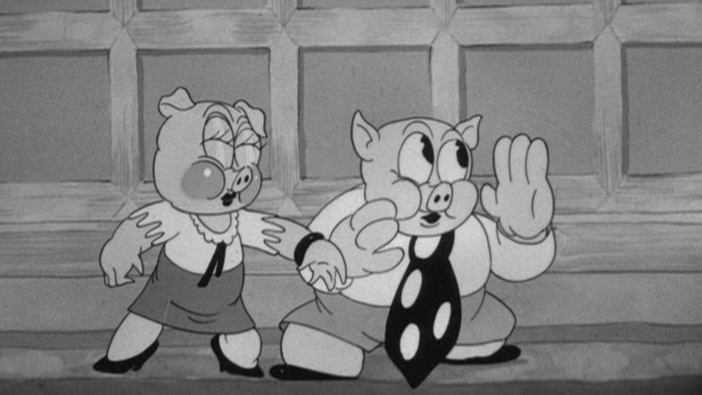 The Case of the Stuttering Pig 1937 movie scene