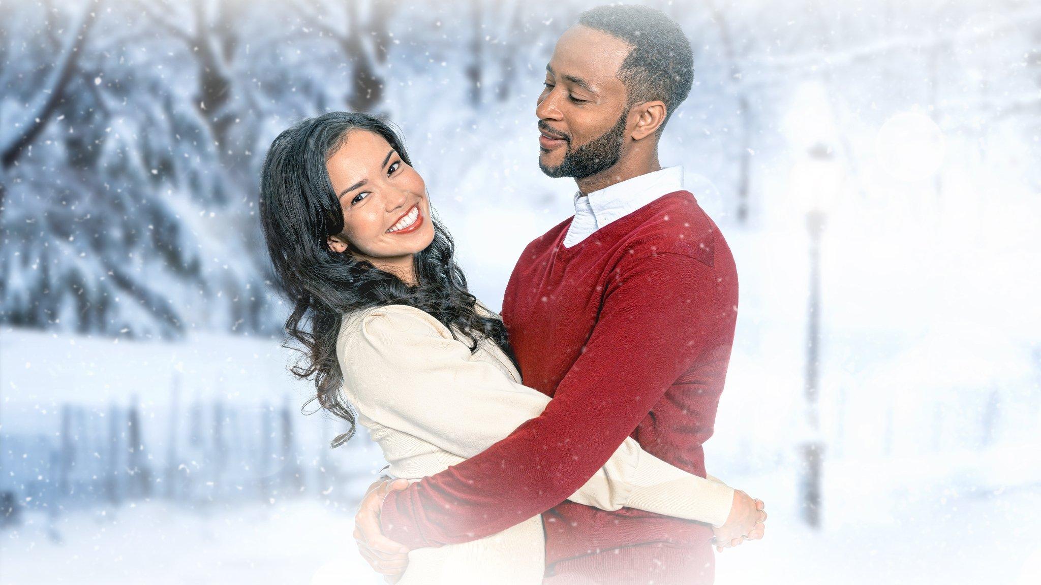 Saying Yes to Christmas 2021 movie scene