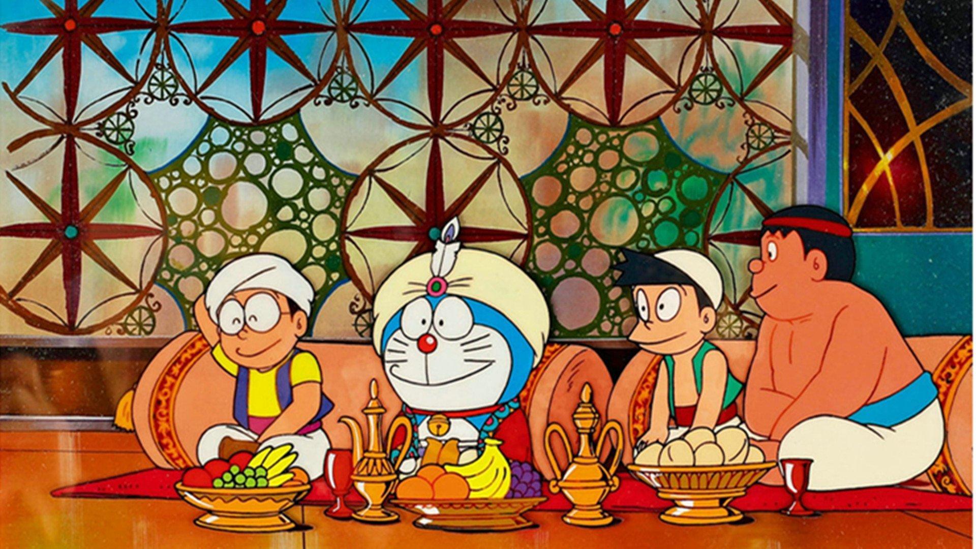 Doraemon: Nobita's Dorabian Nights 1991 movie scene