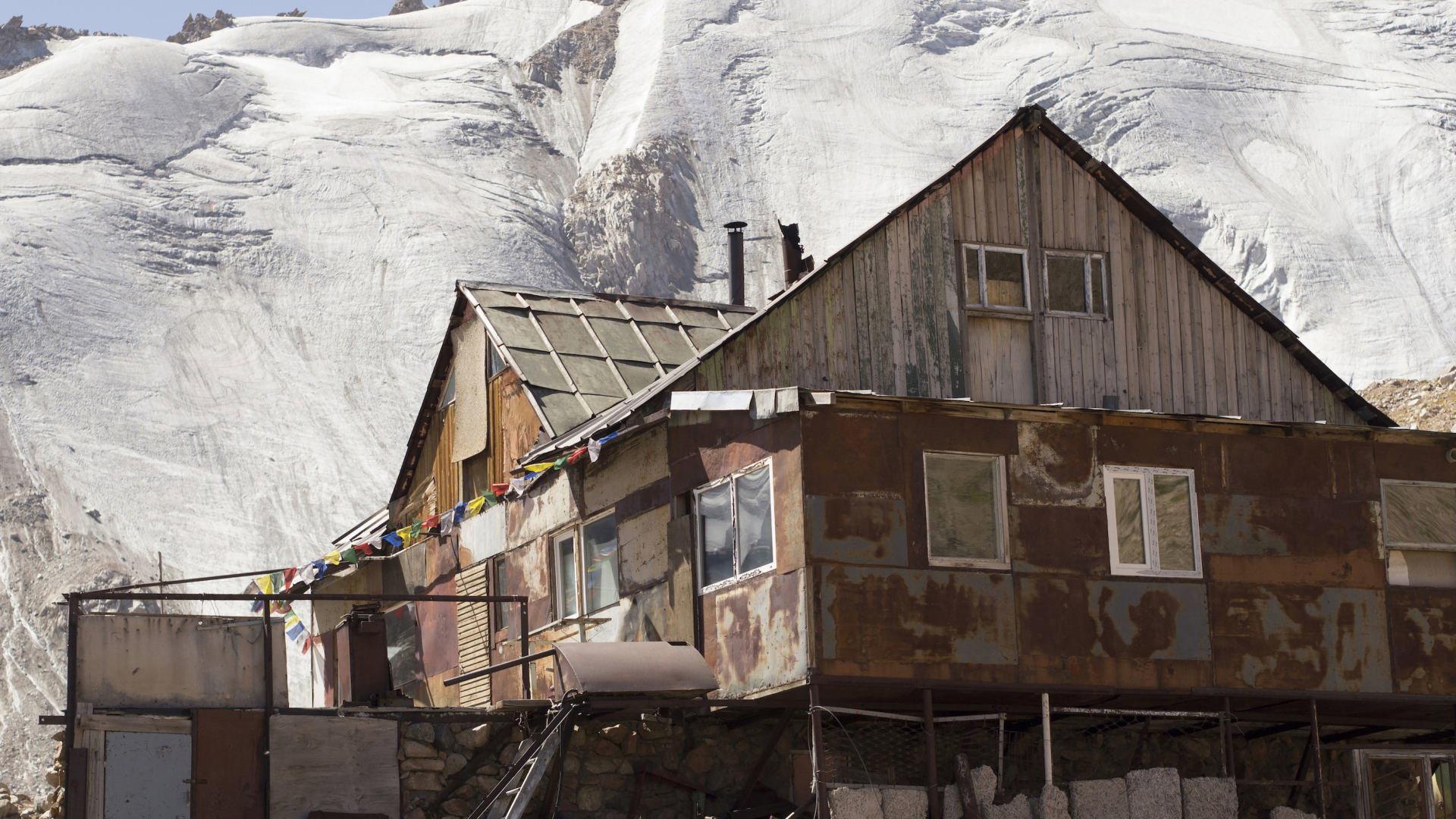 Woman and the Glacier 2016 movie scene