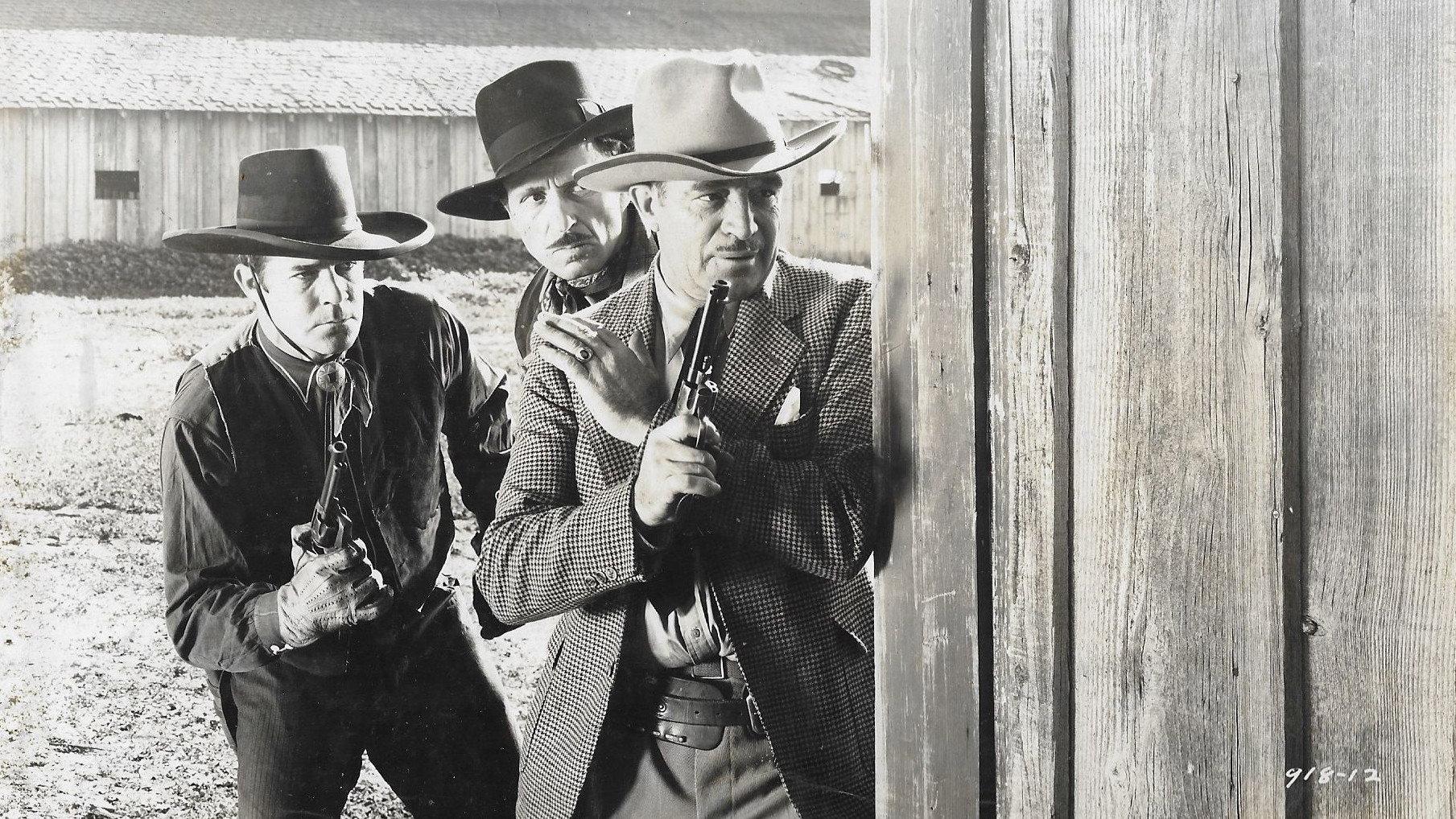 Heroes of the Saddle 1940 movie scene