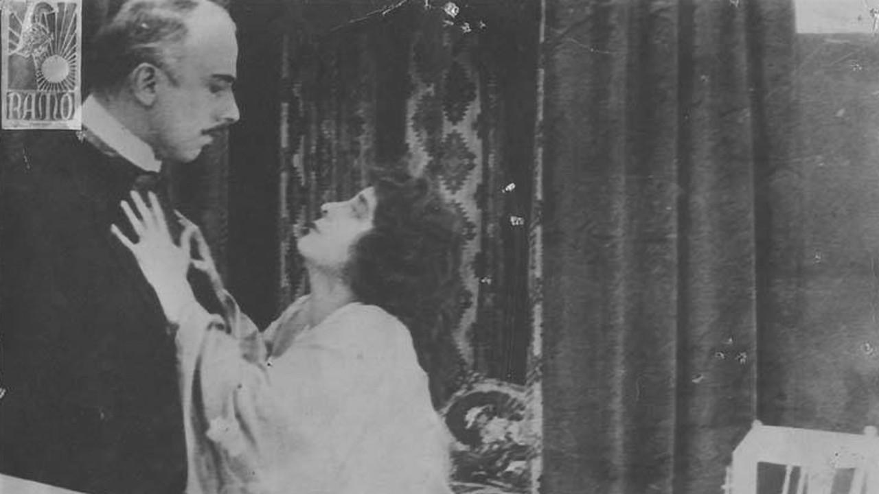 Through Dante's Flames 1914 movie scene