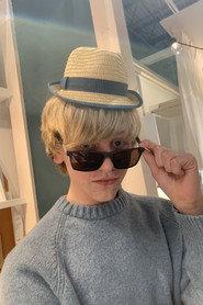 Trygg Johnson as Mr. Thompson/Math Bear/Andy Warhol/Cousin Warhol/Cop/Assistant in Andy Warhol's Anti-Soup Painting 2023