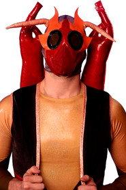 Cajun Crawdad as Cajun Crawdad in CHIKARA Chikarasaurus Rex Flesh And Stone 2017