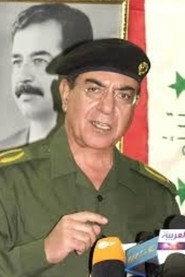 Mohammed Saeed al-Sahhaf as Baghdad Bob in Entering Baghdad 2003