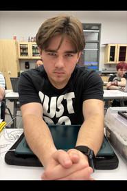 Brody Benson as Aristotle in The Giggle Minute 2026
