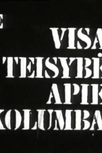 All Truth About Columbus (1970) poster