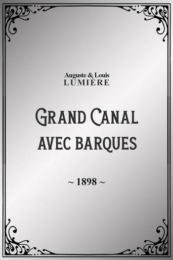 Grand Canal avec barques (1898) poster