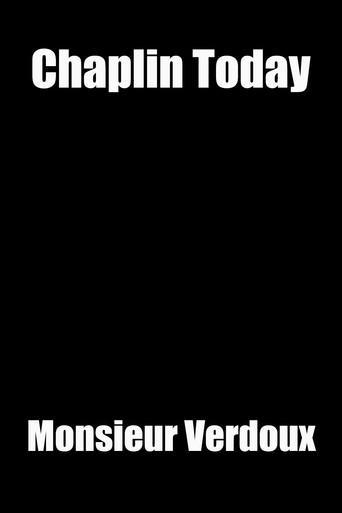 Chaplin Today: Monsieur Verdoux (2003) poster