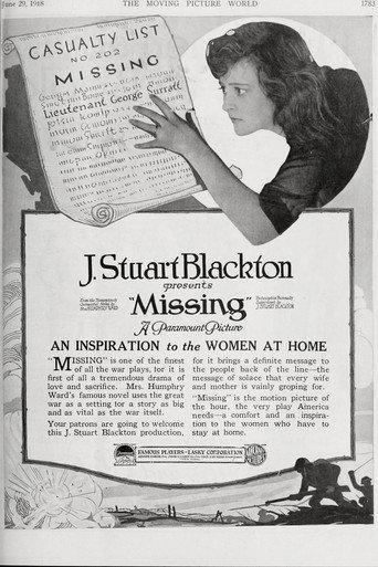 Missing (1918) poster