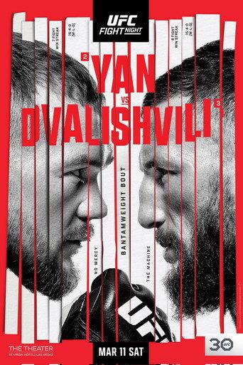 UFC Fight Night 221: Yan vs. Dvalishvili (2023) poster