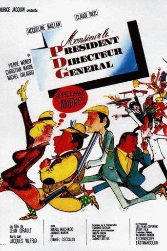 Monsieur le Président Directeur Général (1966) poster