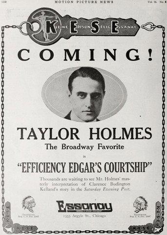 Efficiency Edgar's Courtship (1917) poster