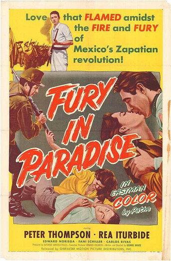 Fury in Paradise (1955) poster