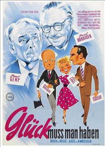 Drei, von denen man spricht (1953) poster