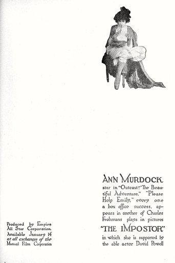 The Impostor (1918) poster