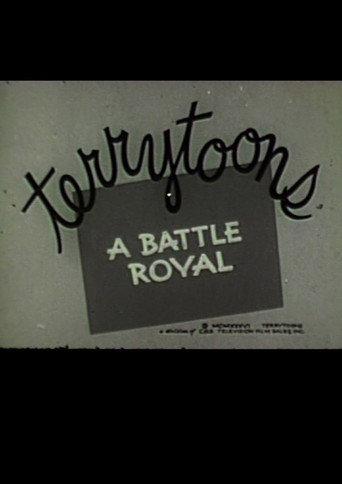 A Battle Royal (1936) poster