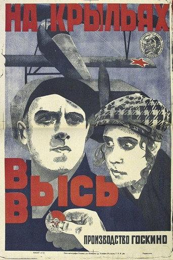 Na krylyah vvys (1923) poster
