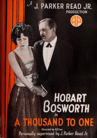 A Thousand to One (1920) poster