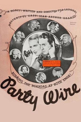 Party Wire (1935) poster