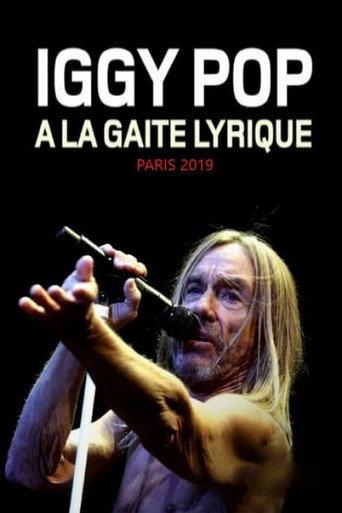 Iggy Pop Live at La Gaîté Lyrique, Paris (2019) poster