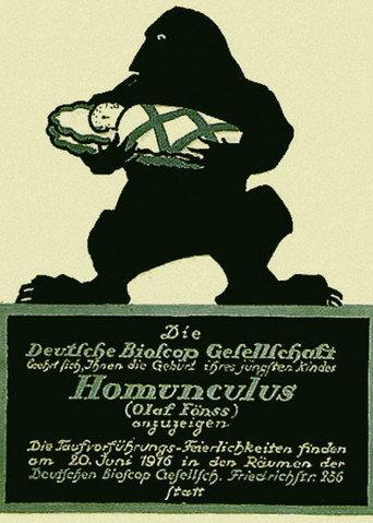 The Love Tragedy of the Homunculus (1916) poster