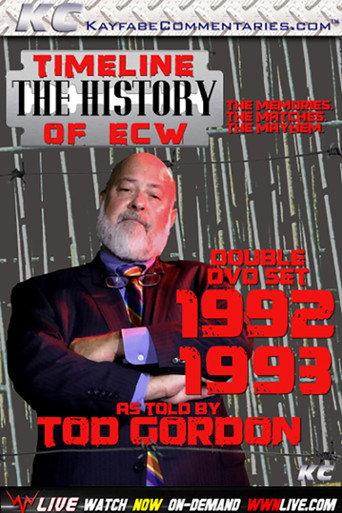 Timeline: The History of ECW 1992/93 as told by Tod Gordon (2016) poster