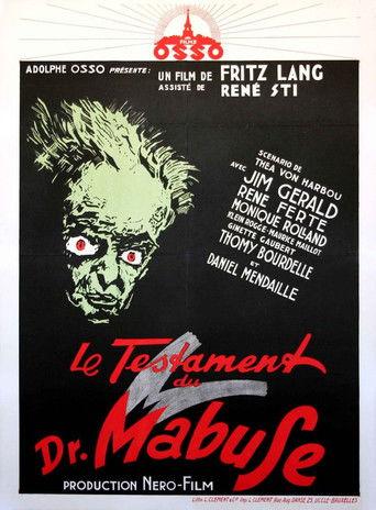 The Testament of Dr. Mabuse (1933) poster