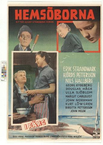 Hemsöborna (1955) poster