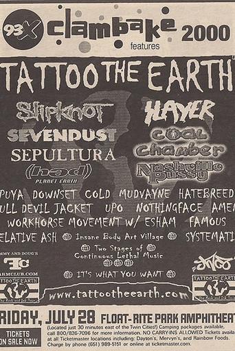 Slipknot - Live at 93x Clambake 2000 (2000) poster