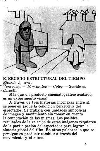 Ejercicio estructural de tiempo (1976) poster